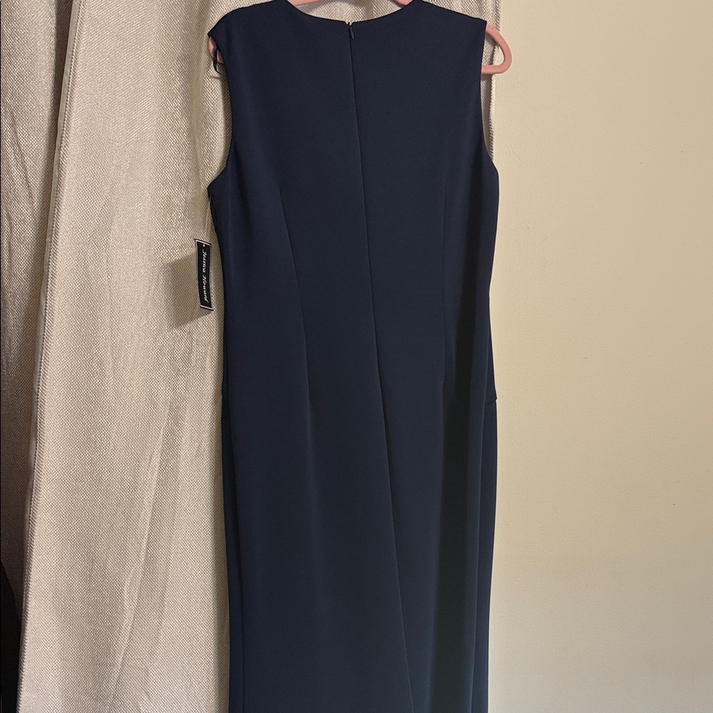 Brand new Jessica Howard Navy maxi Dress with Embellished Waist - Picture 7 of 7
